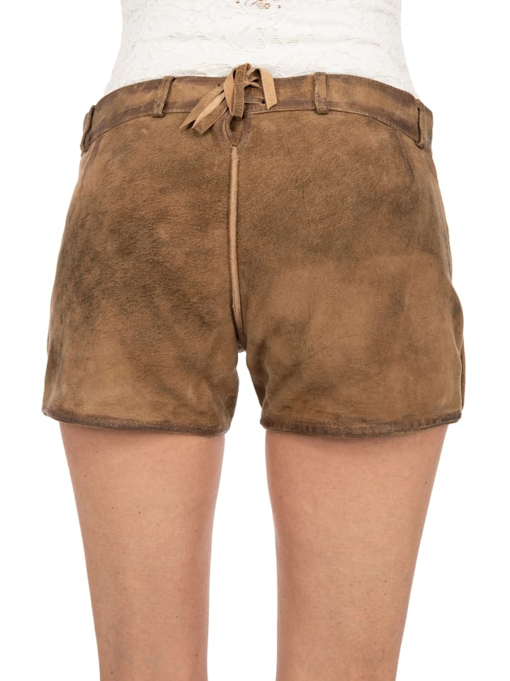 MADDOX Lederhose DALIA in hellbraun günstig kaufen