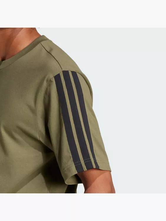 adidas Essentials 3-Streifen Single Jersey T-Shirt
