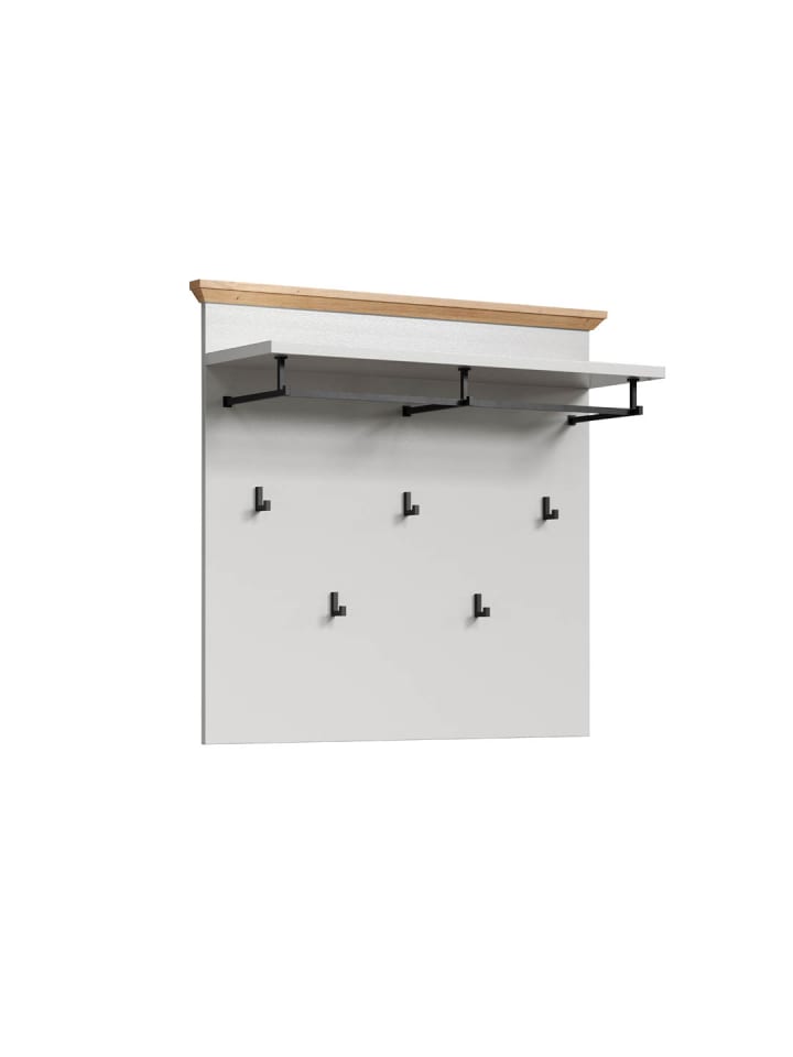 ebuy24 Wandgarderobe Landside Grau 91 x 27 cm günstig kaufen onesize