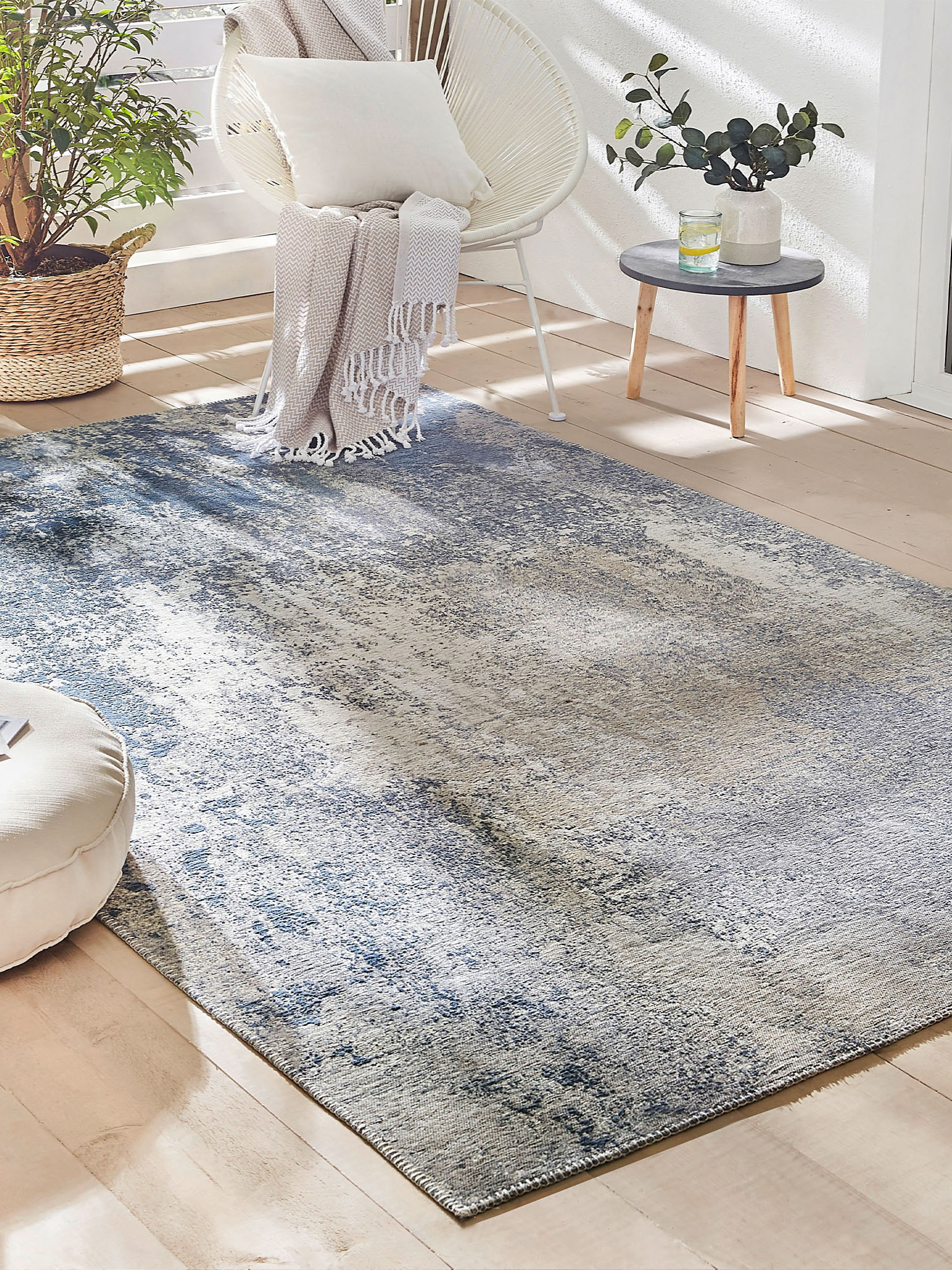 Belleville Outdoor-Teppich, Bleu