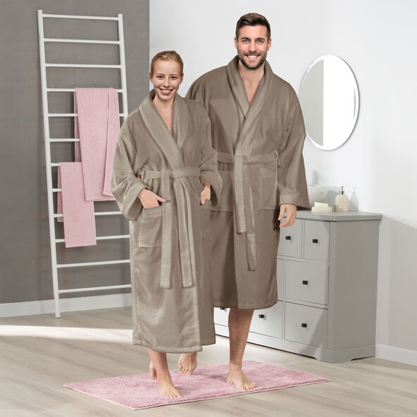 Bademantel Turin, taupe