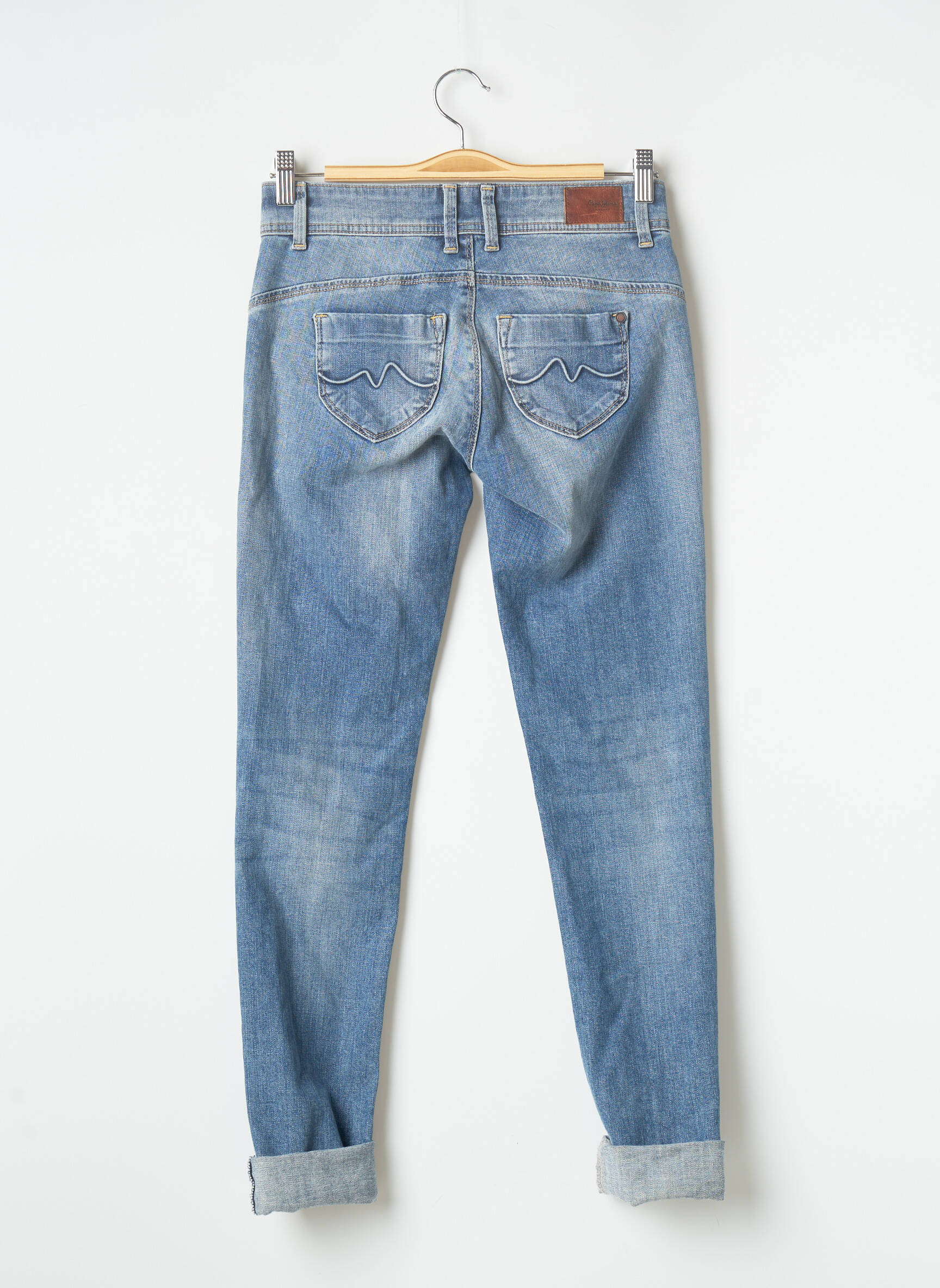 Pepe Jeans Jeans Coupe Slim Femme couleur bleu
