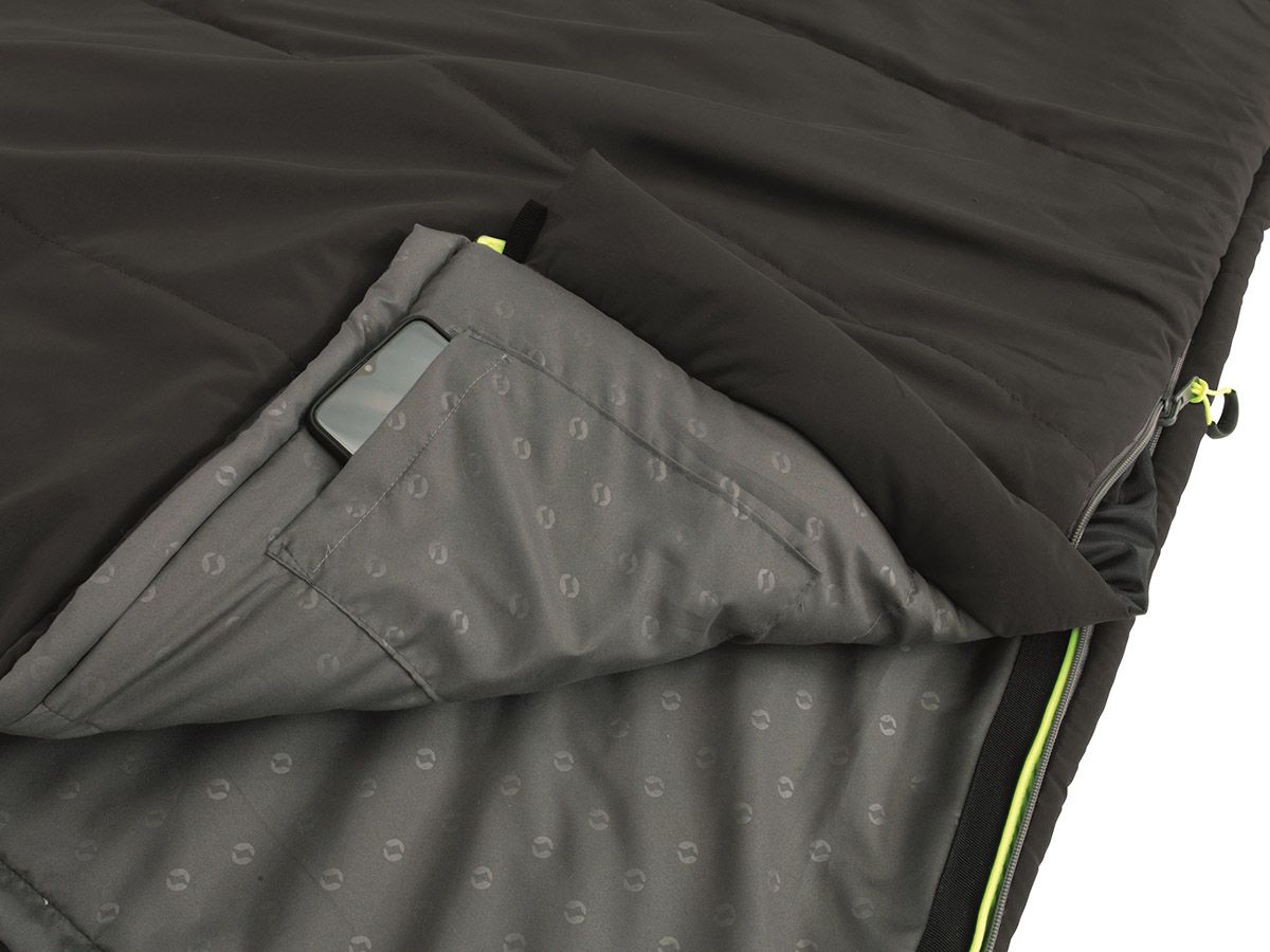 Outwell Contour Midnight Black Rechts Schlafsack