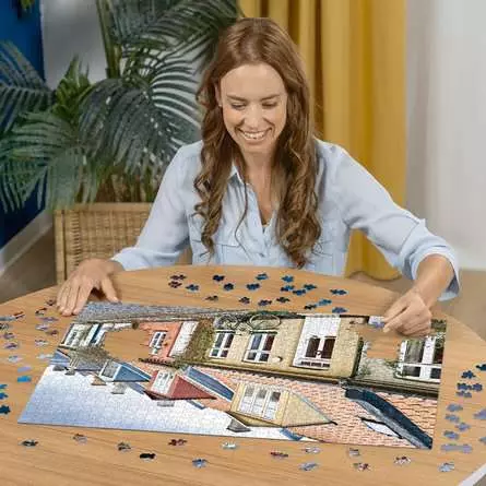 Puzzle 1000 Teile - Häuser in Aarhus, Dänemark