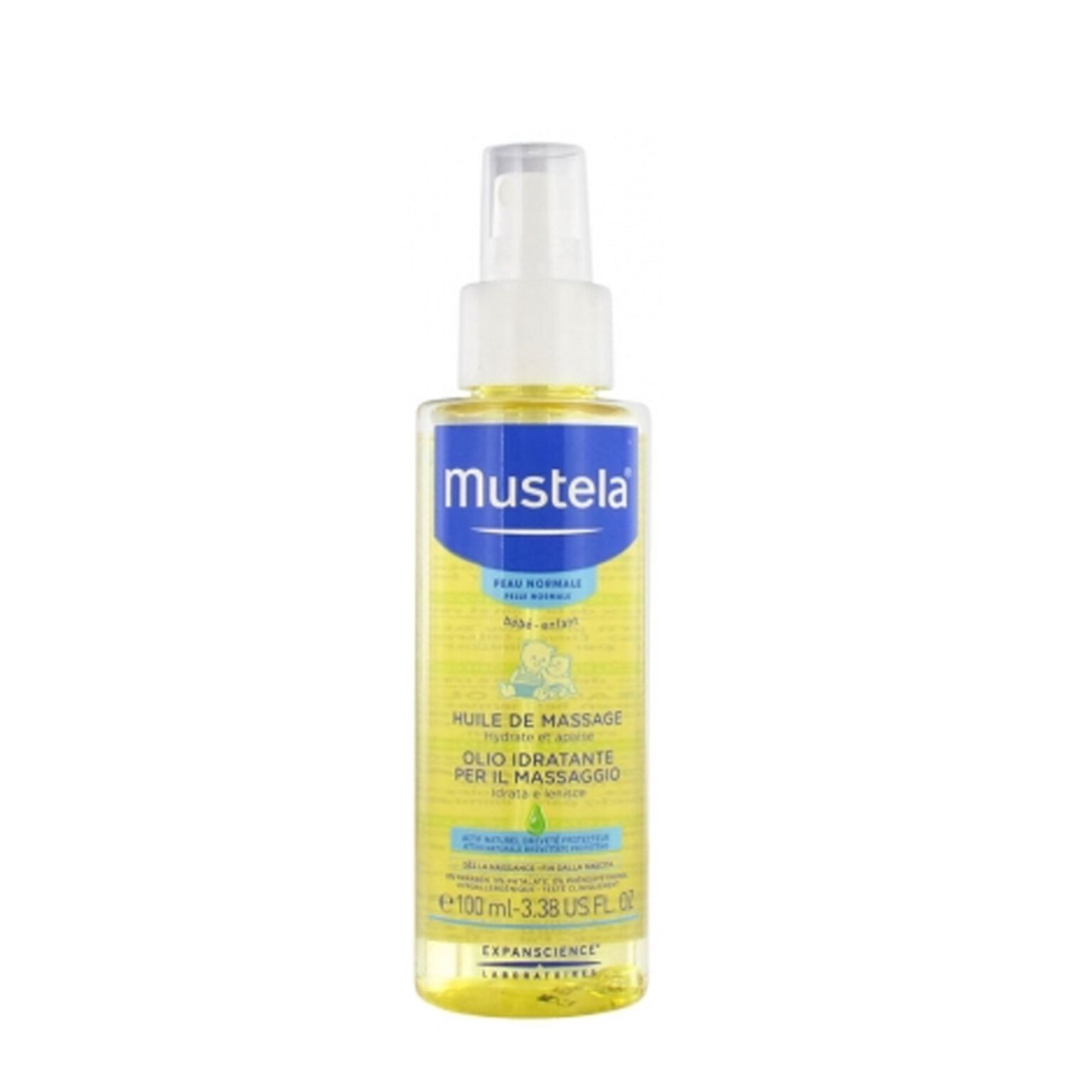 Mustela Huile Massage Peau Normale 100 ml
