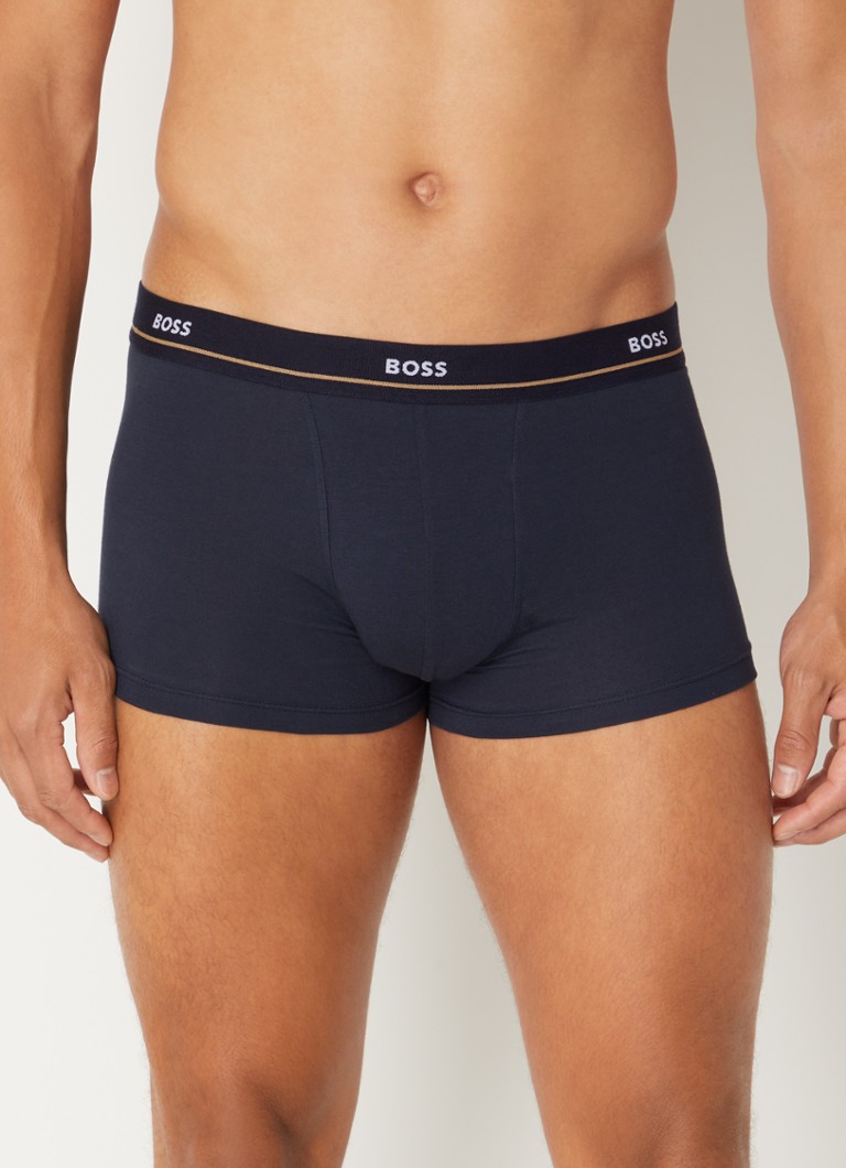 Lot de 5 boxers HUGO BOSS Essential avec bande logotée