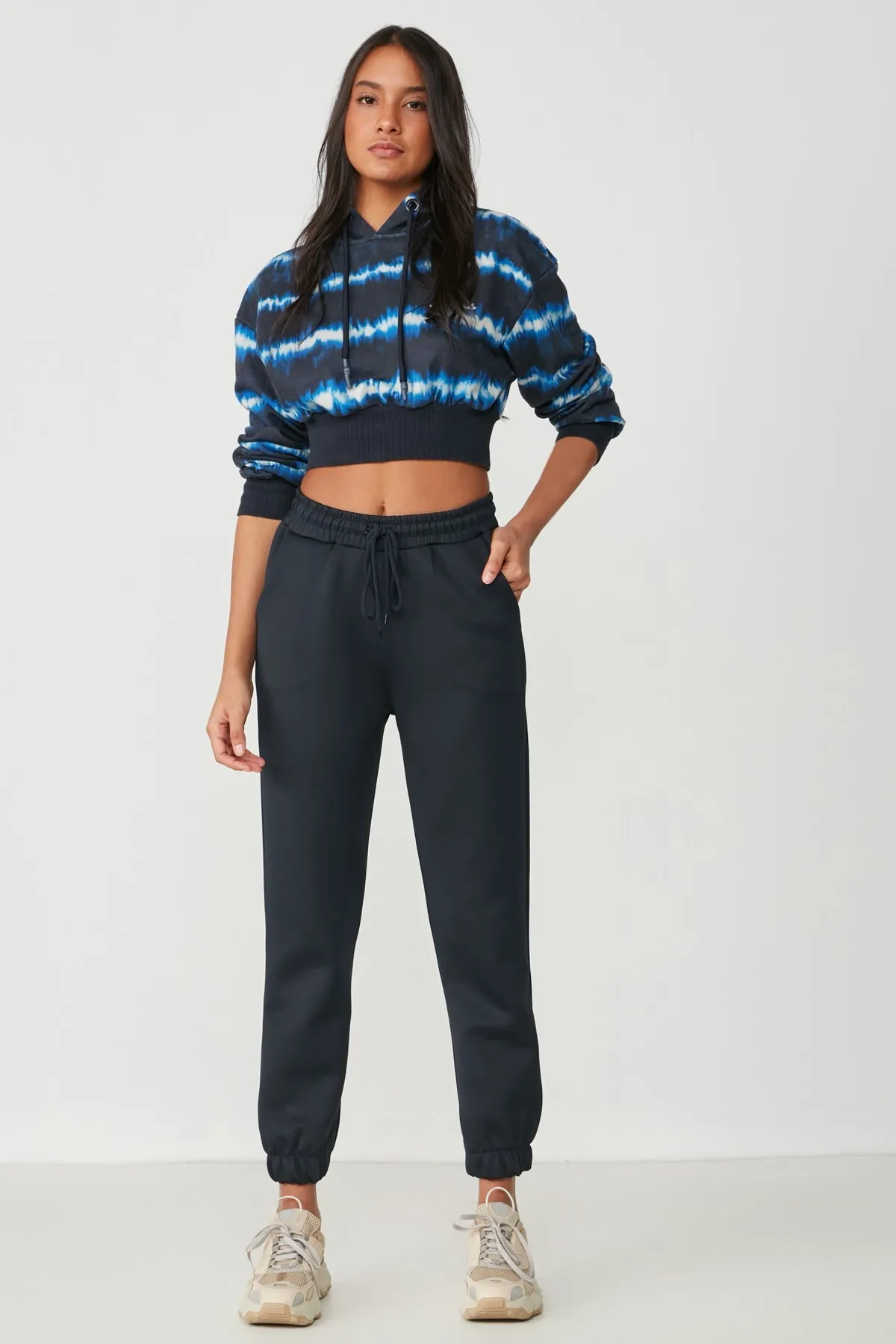 C&City  Basic Jogger Jogginghose 802 Marineblau