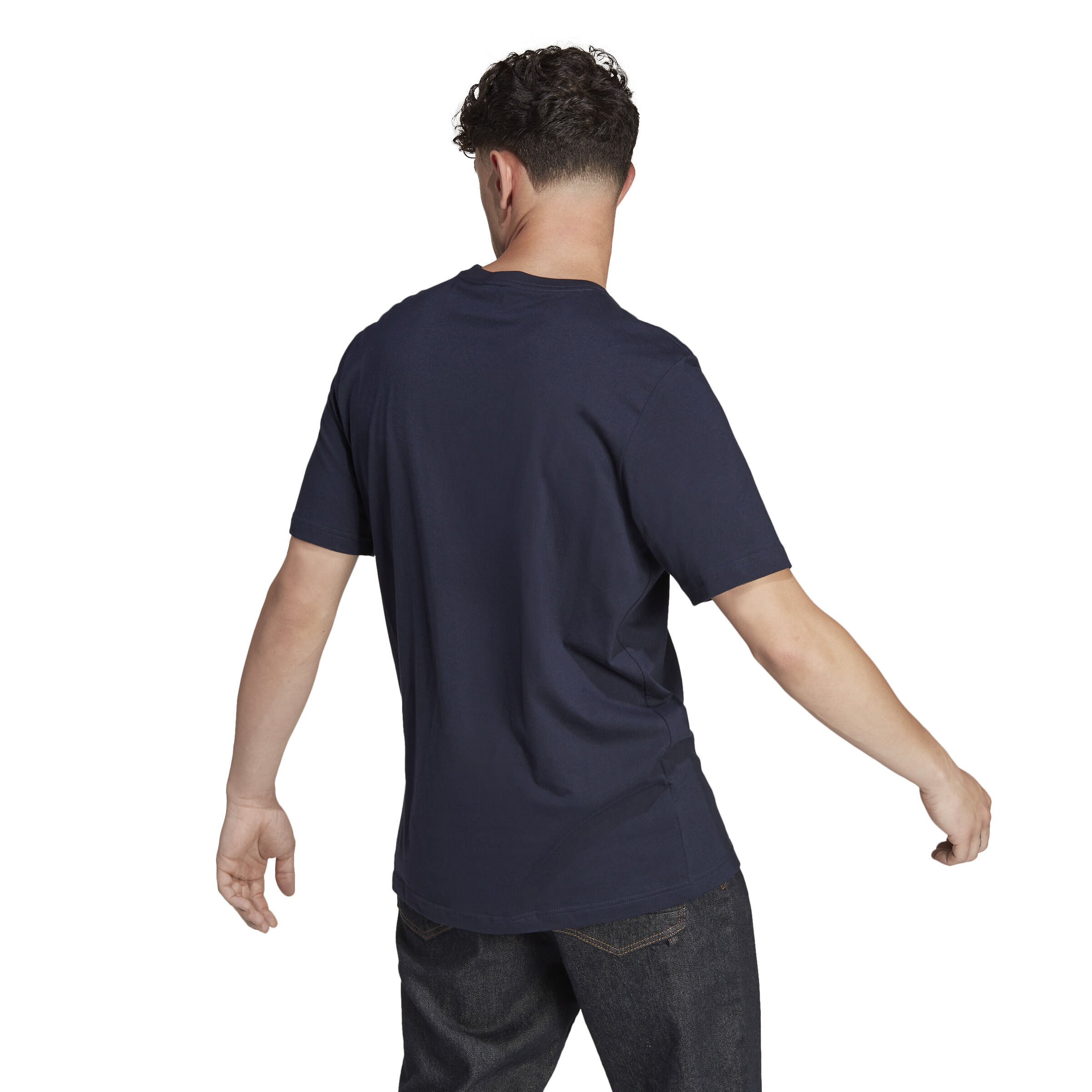 Essentials Single Jersey Embroidered Small Logo T-Shirt Herren - Dunkelblau