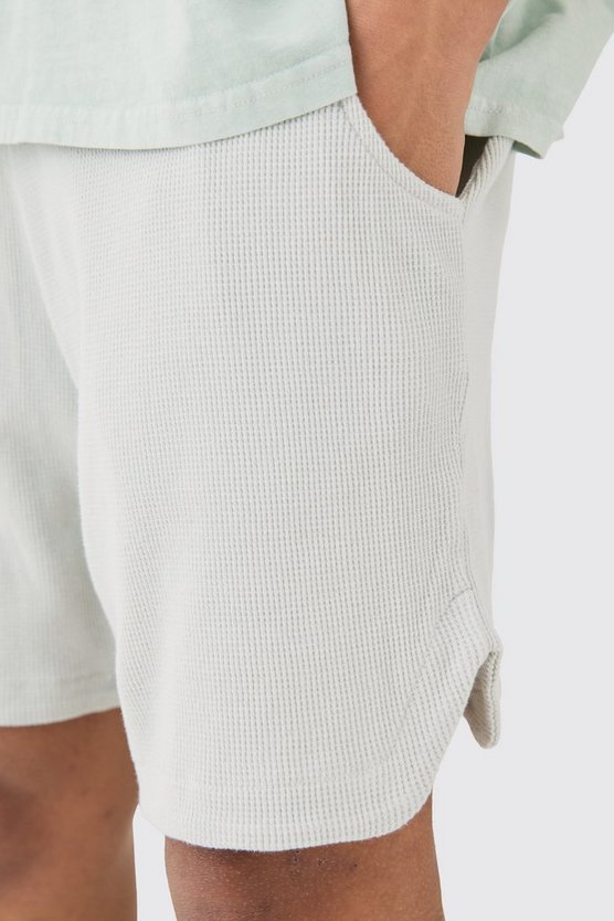 Lockere Shorts in Waffeloptik
