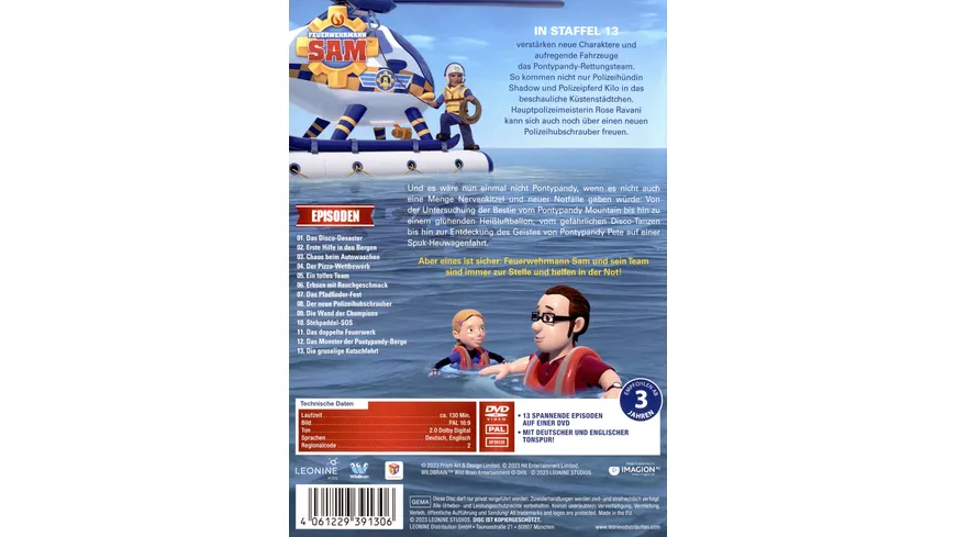 Feuerwehrmann Sam - Die komplette Staffel 13 DVD 1