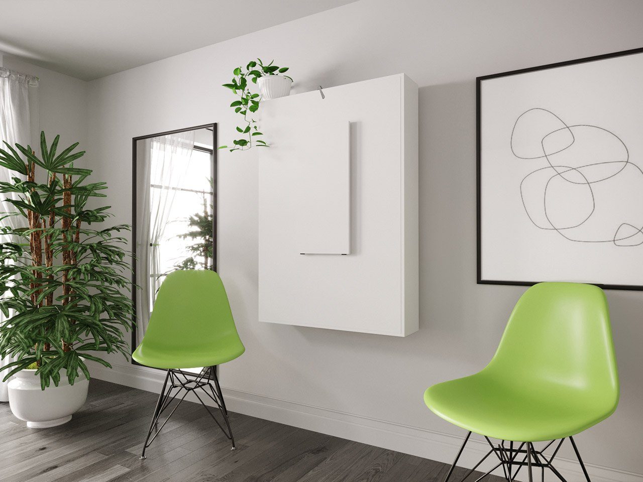 Mirjan24 Klapptisch Abi, mit Regalen, Tisch ideal für Esszimmer