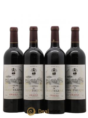 Château de Chantegrive  2001 - Lot de 4 Bouteilles