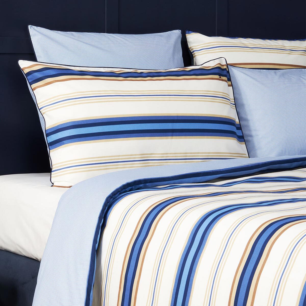 Tommy Hilfiger Mako Satin Bettwäsche Landscape ocean