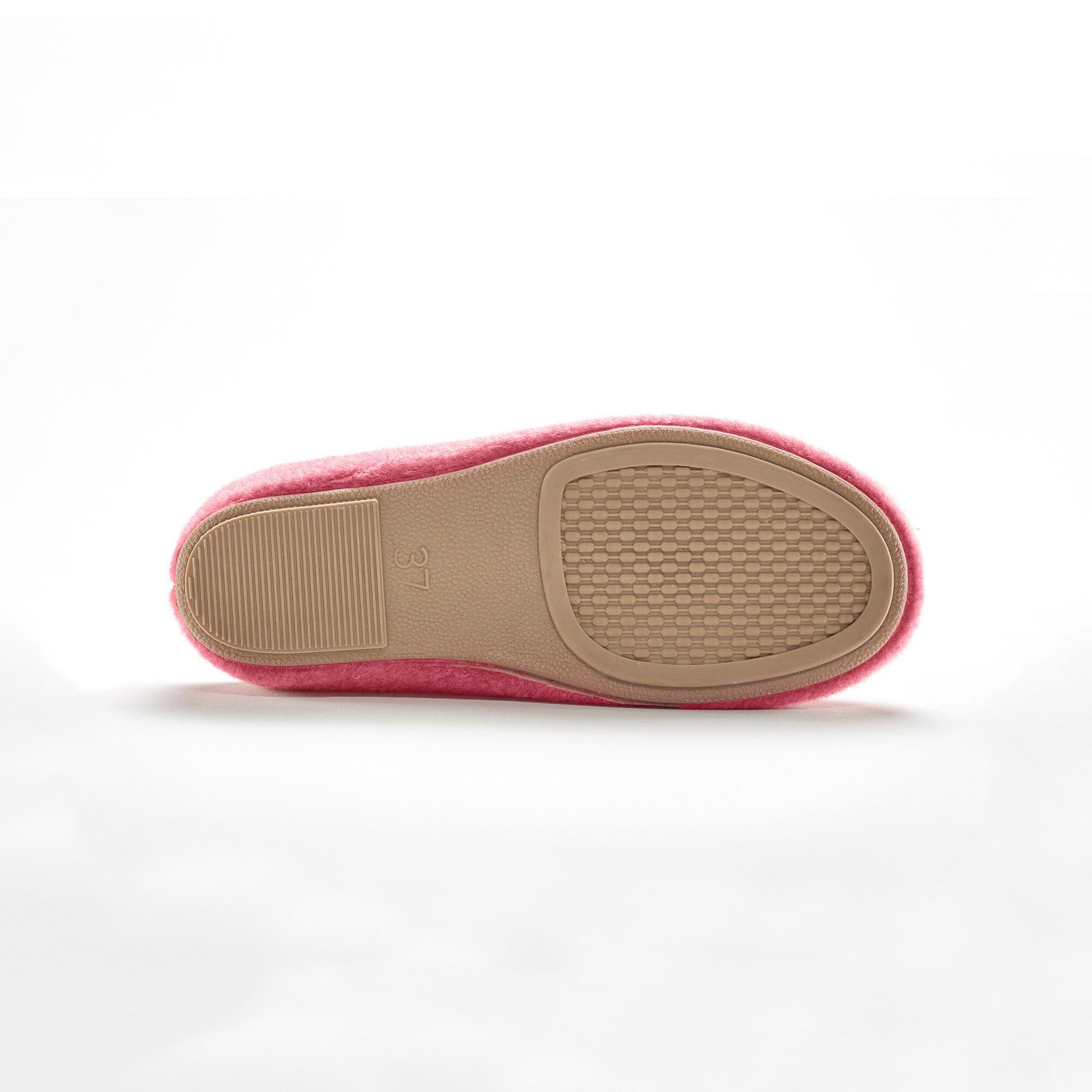 Chaussons mules fleur appliquée