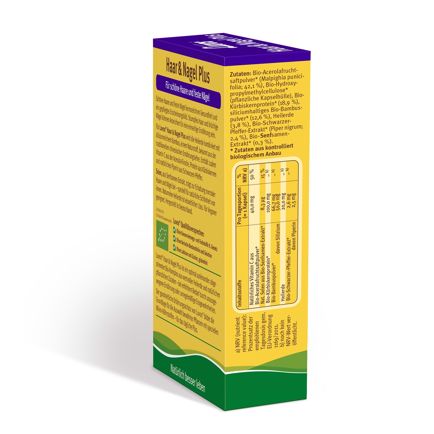LUVOS Heilerde Bio Haar & Nagel Plus Kapseln
