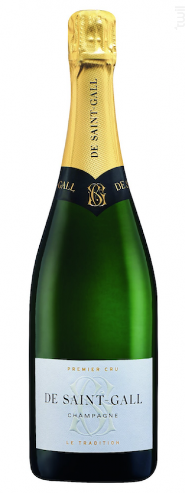 Le Tradition Premier Cru Champagne de Saint-Gall Vin Effervescent ● Champagne AOC Non millésimé 75cl