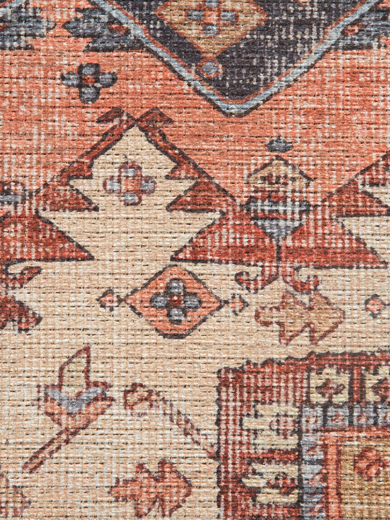 Kalail Vintage-Teppich, Rot