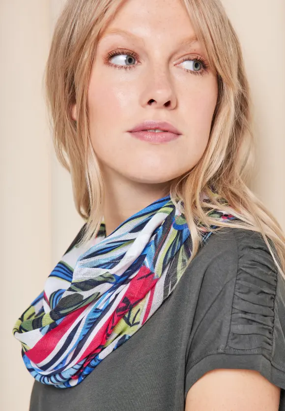 CECIL Loopschal mit Blumenprint