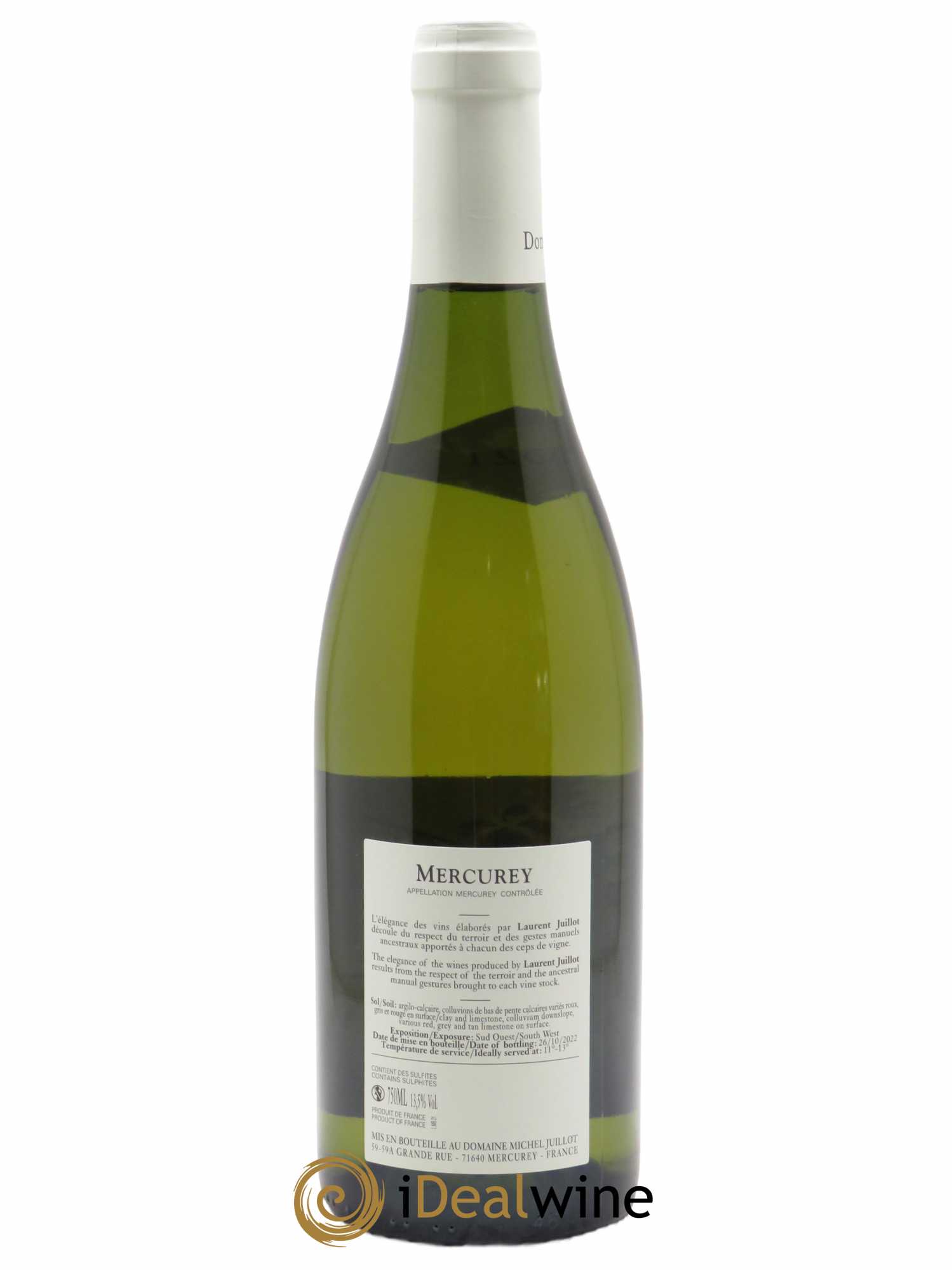 Mercurey Michel Juillot (Domaine)  2021 - Lot de 1 Bouteille