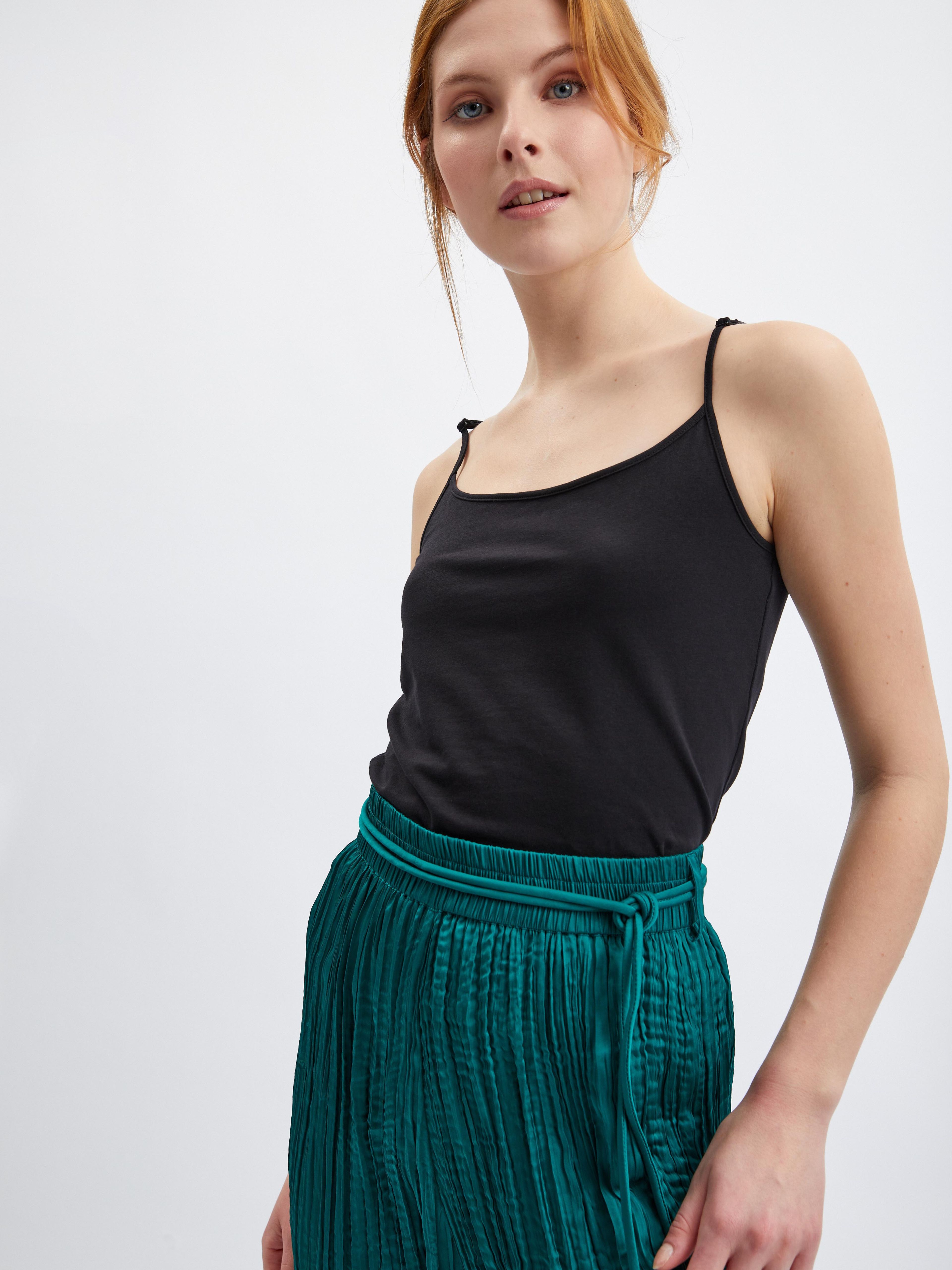 Dunkelgrüne Damenhose ORSAY