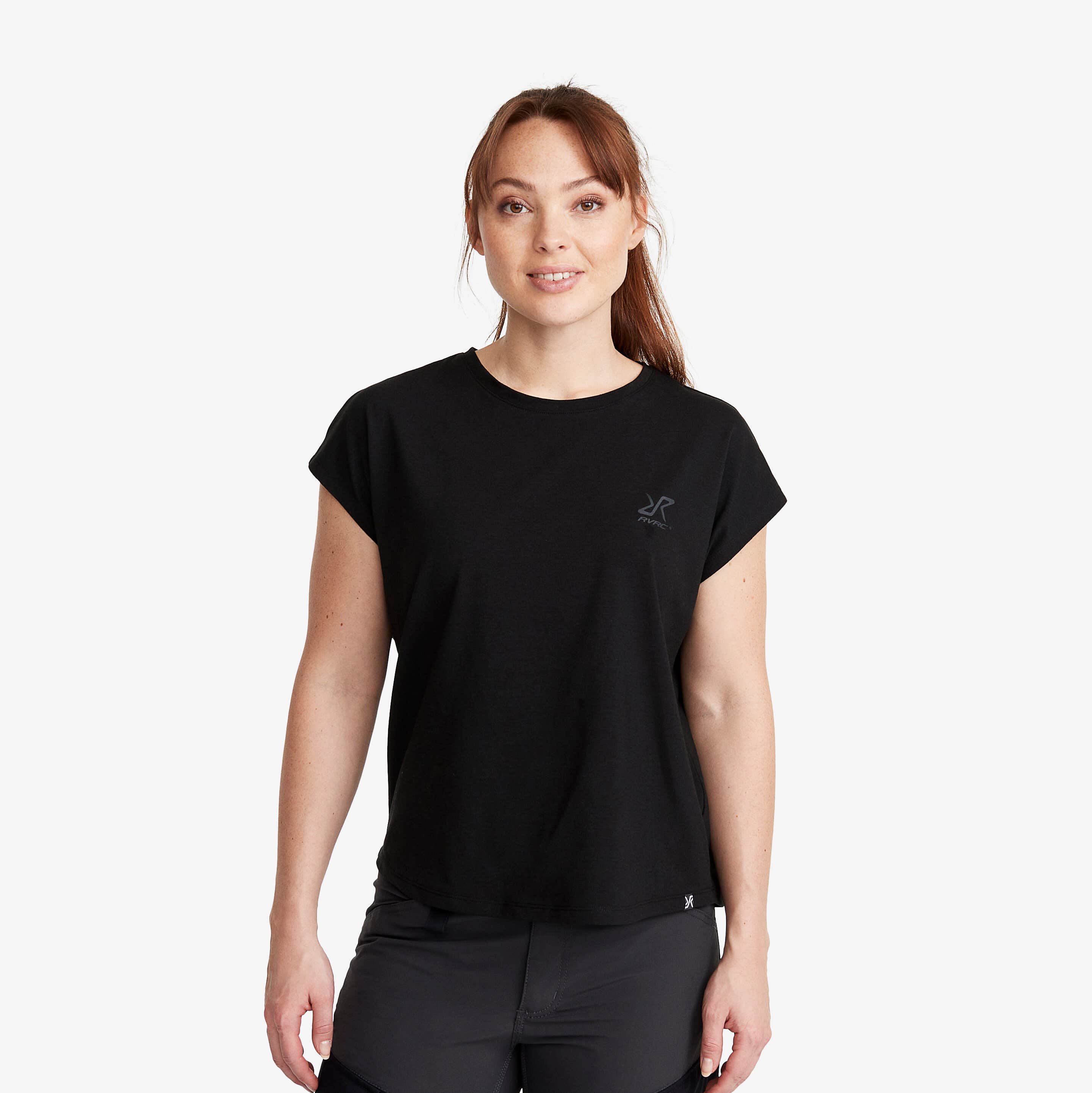 Soft Sleeveless Top Femme Black