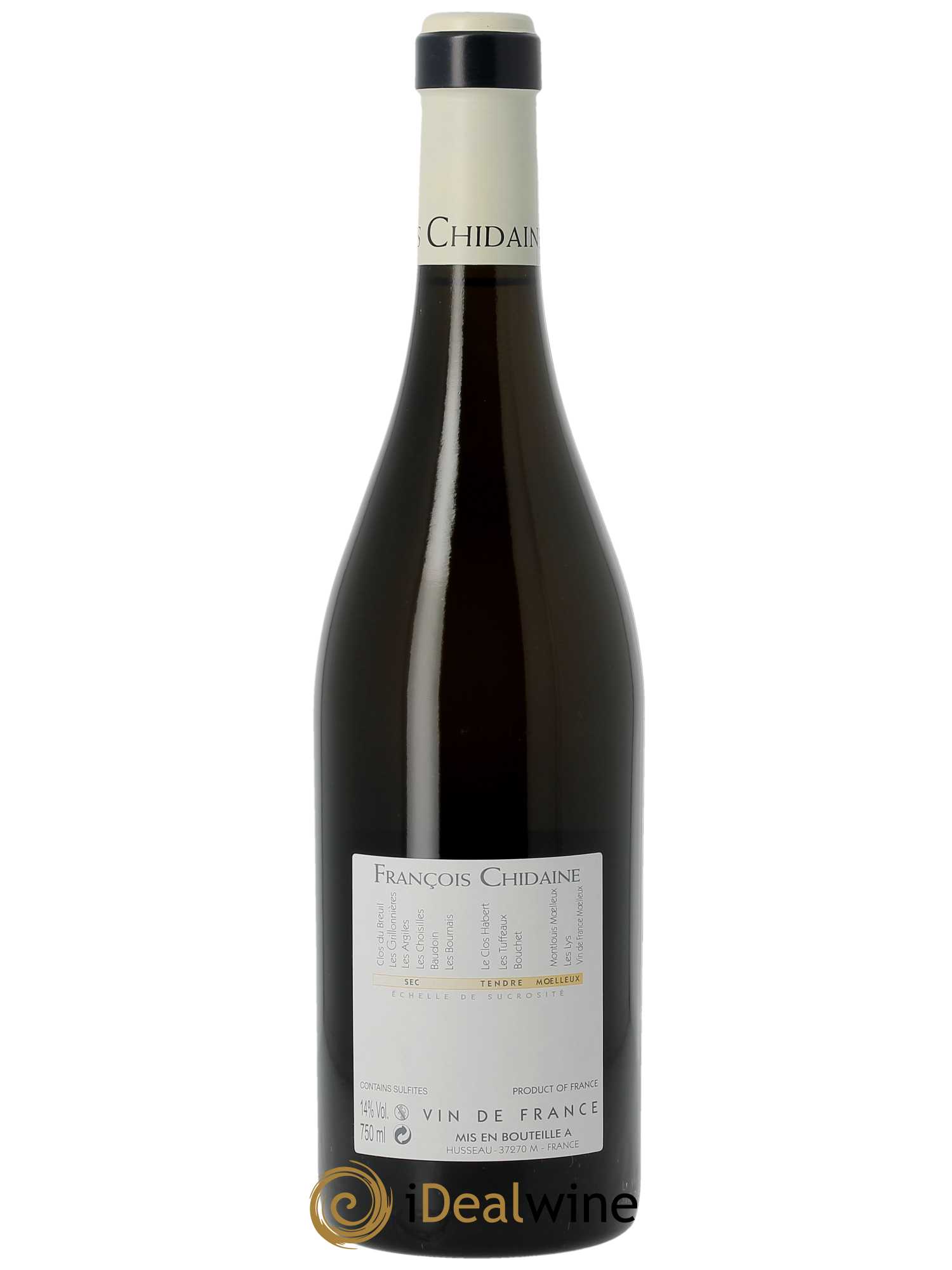 Vin de France Moelleux François Chidaine (Domaine)  2016 - Lot de 1 Bouteille