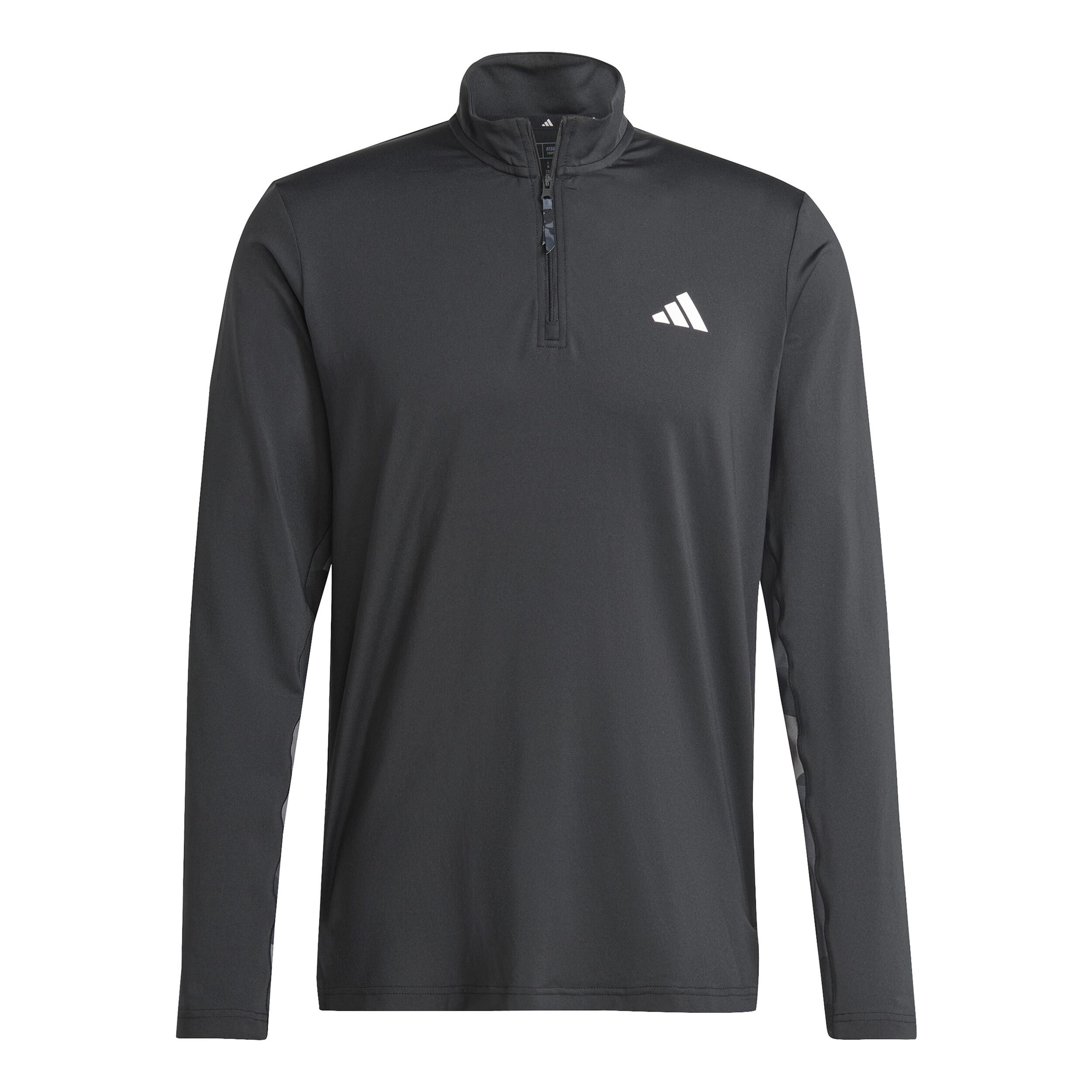 Camo Longsleeve Herren - Schwarz, Grau