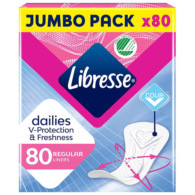 Libresse Libresse 80-pk truseinnlegg Normal