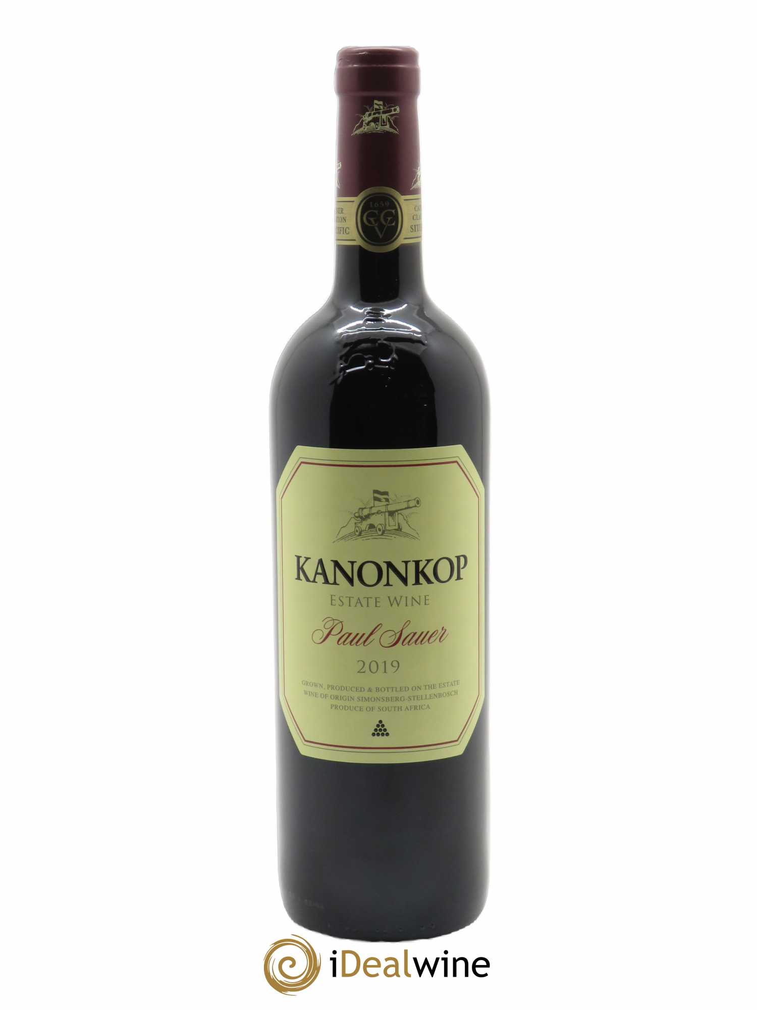 Stellenbosch Kanonkop Paul Sauer  2019 - Lot de 1 Bouteille