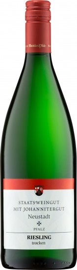 2022 Pfalz Riesling trocken 1,0 L - Staatsweingut mit Johannitergut