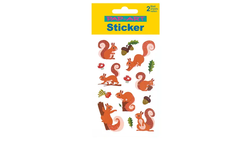 PAP-ART Sticker Eichhörnchen