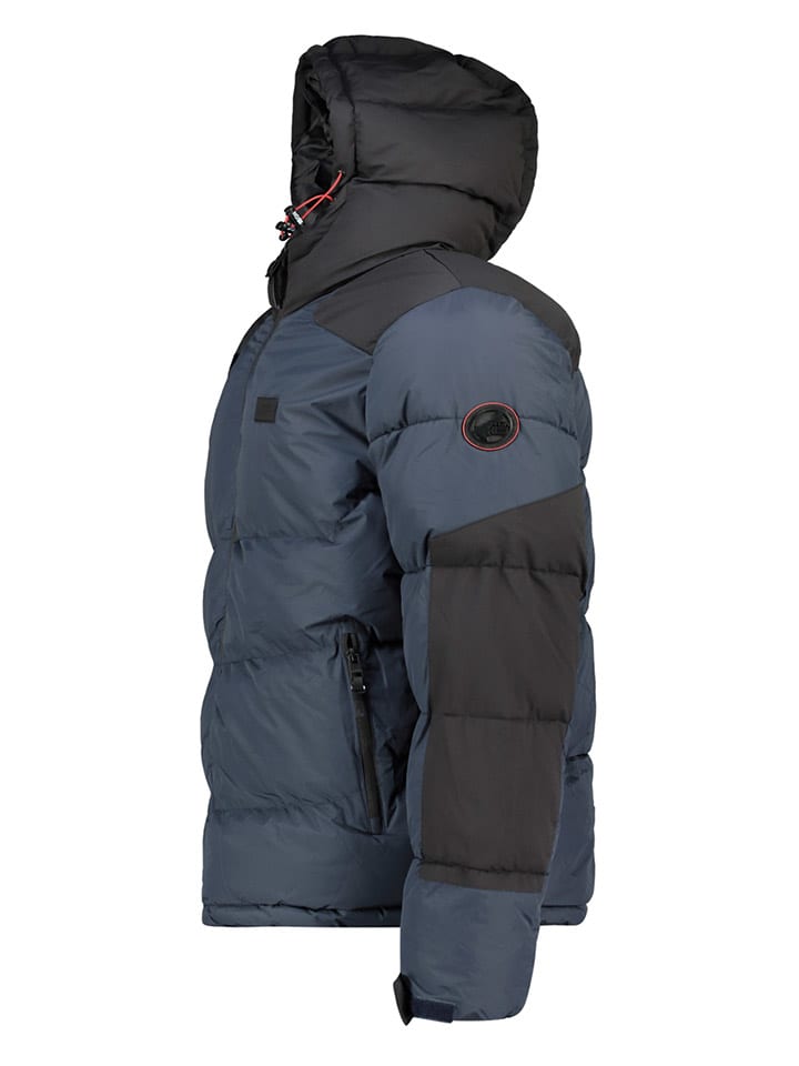 Geographical Norway Steppjacke in Dunkelblau/ Schwarz günstig kaufen