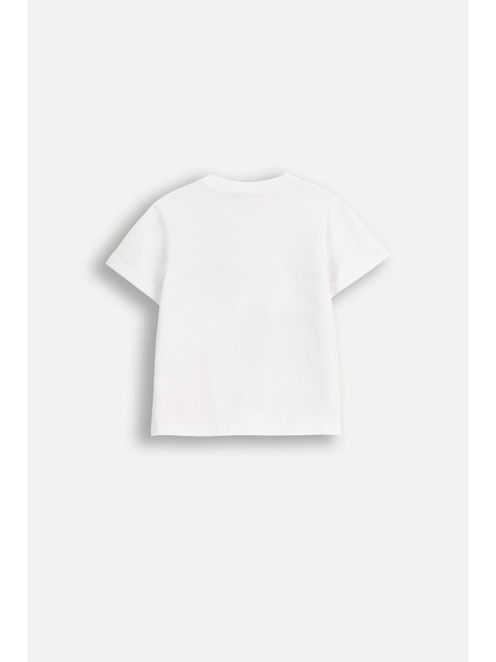 Coccodrillo T-Shirt mit kurzen Ärmeln in weiß günstig kaufen