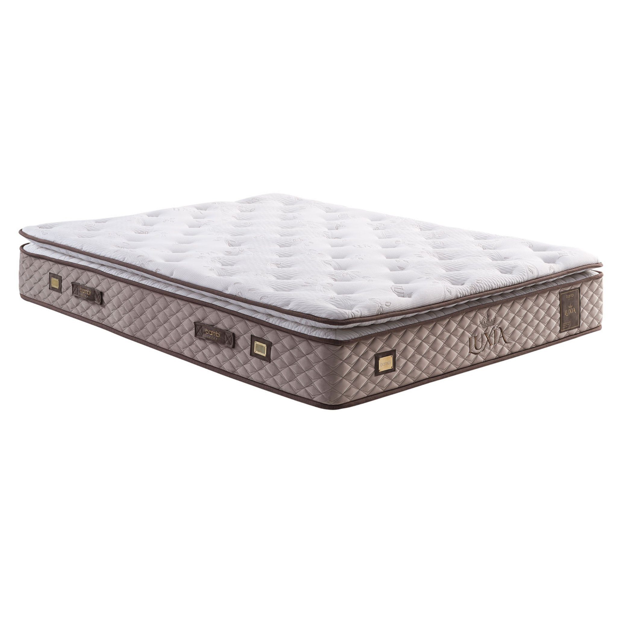 Taschenfederkernmatratze 8 Schichten mit Topper Höhe 30 cm Matratze 90x200 - 180x200, Moln