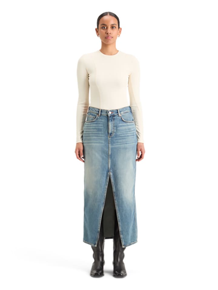 Scotch & Soda Jeansrock in Hellblau günstig kaufen