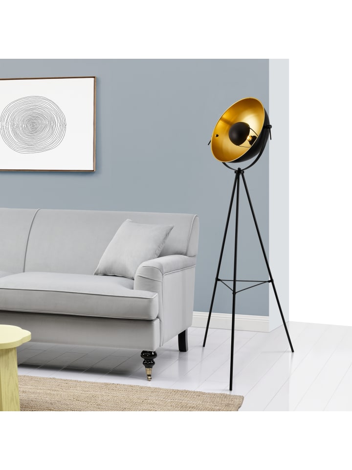lux.pro Stehleuchte Angers in Schwarz (H)158cm (D)40cm günstig kaufen onesize