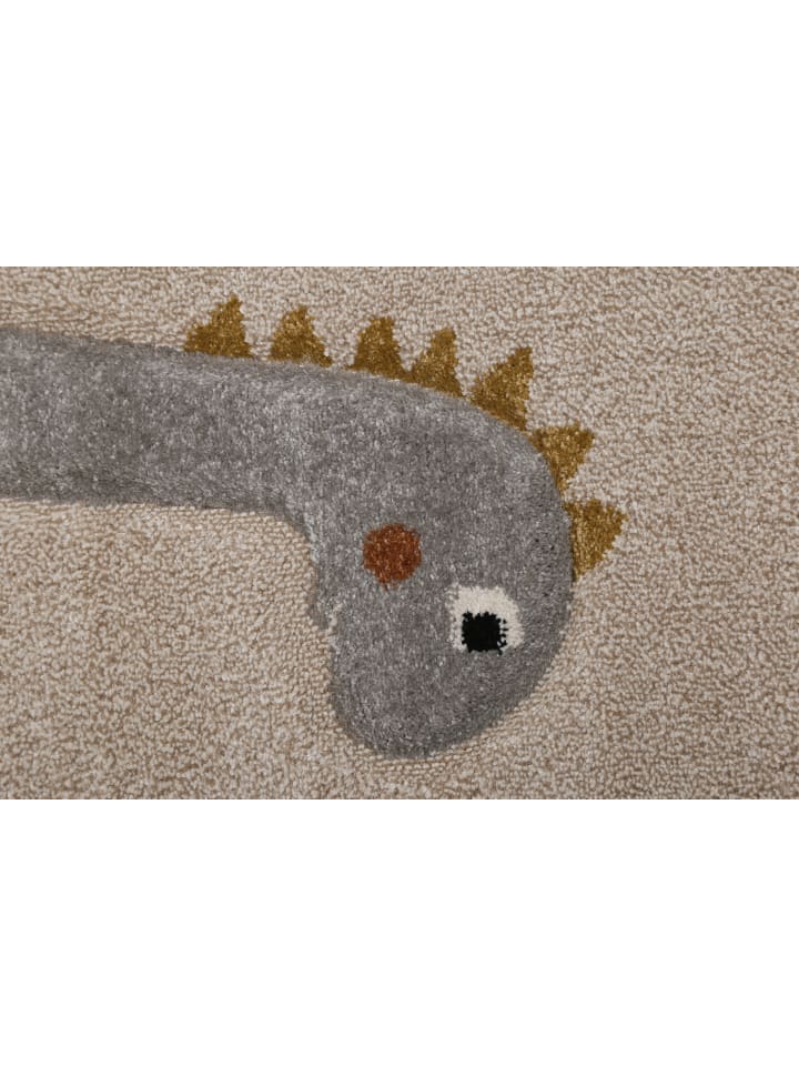 Smart Kids Kinderteppich T-Rex & Friends in sand beige meliert günstig kaufen