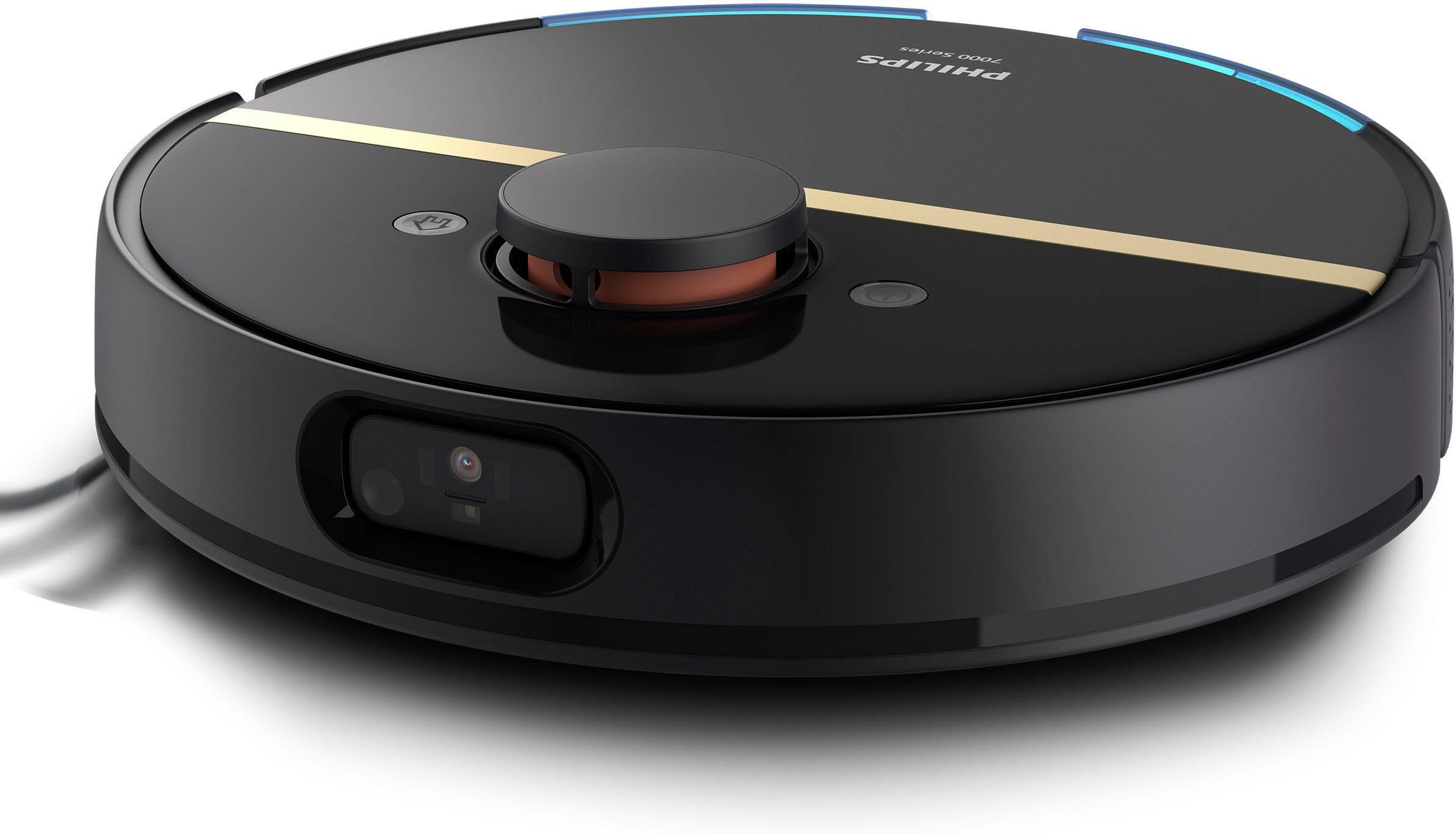 Philips Saugroboter XU7000/01, 180 min Akkulaufzeit, Teppichfunktion, 360° Lasernavigation und ToF-Sensoren, mit Vibrationswischer