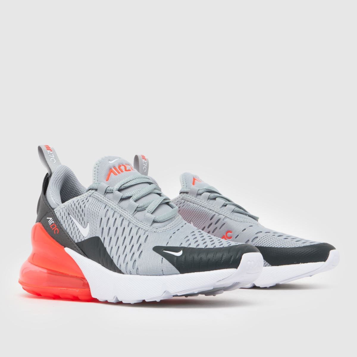 Nike grå multifärgade Air Max 270 pojkar/ungdomsskor