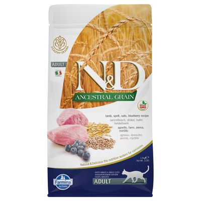 N&D Cat Ancestral Grain Adult Lamm & Blaubeere