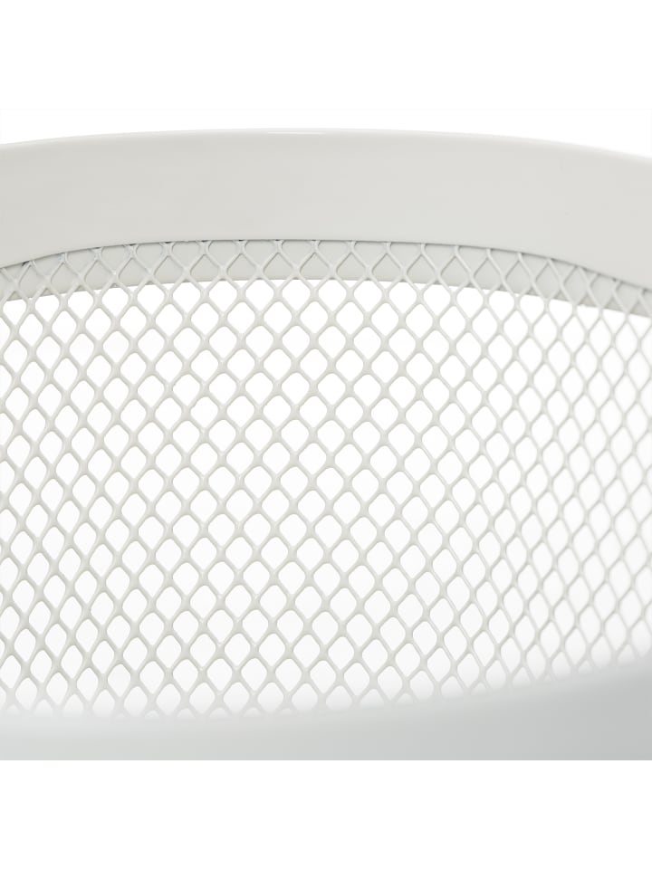 relaxdays Aufbewahrungskorb in Weiß - (B)26 x (H)17,5 x (T)24,5 cm günstig kaufen onesize