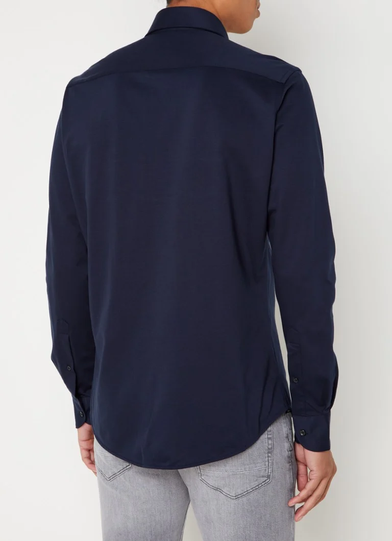 Camisa Profuomo de corte regular com elastano