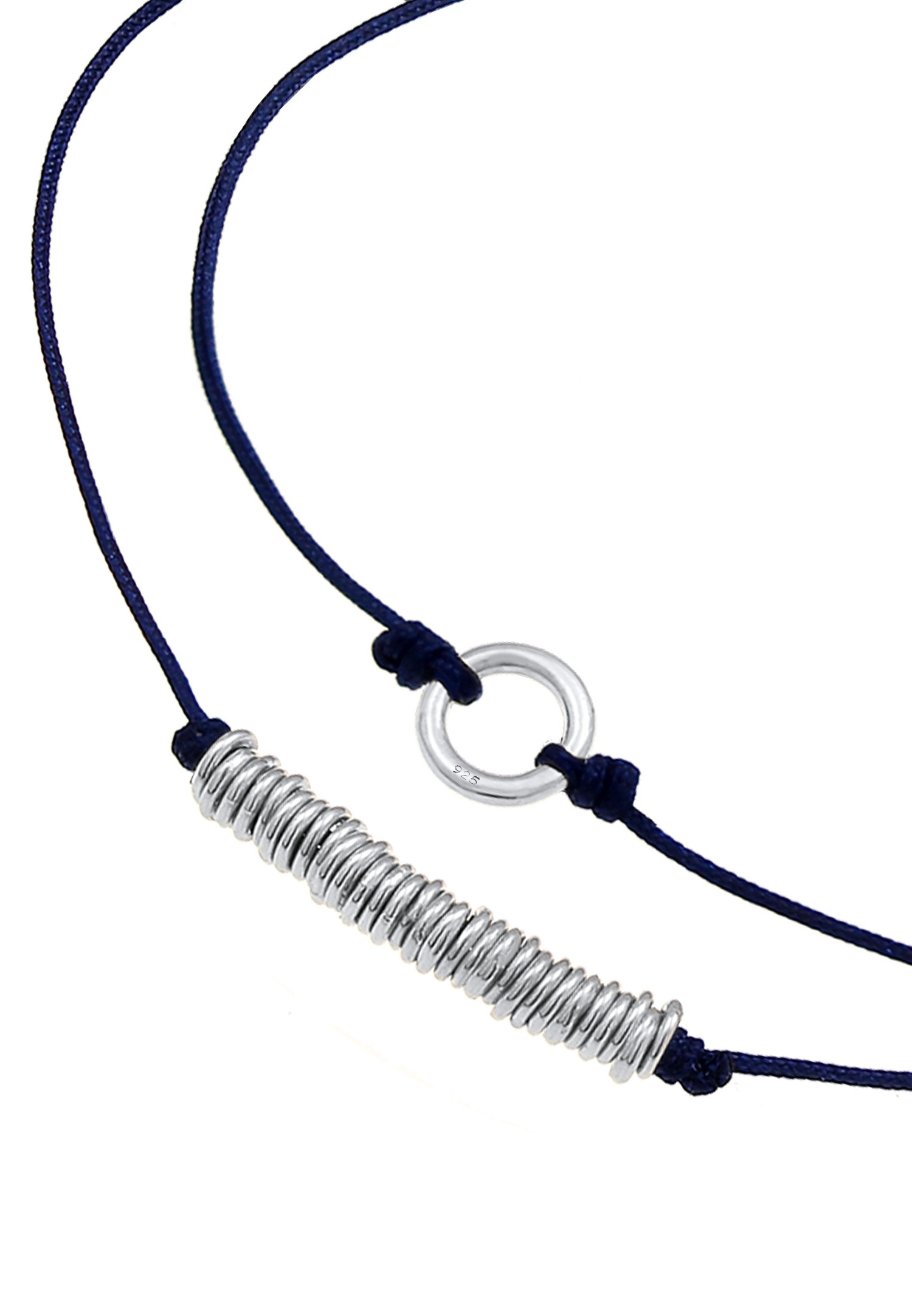 Ensemble Elli pour femme, 2 pièces, nylon basique, en argent sterling 925