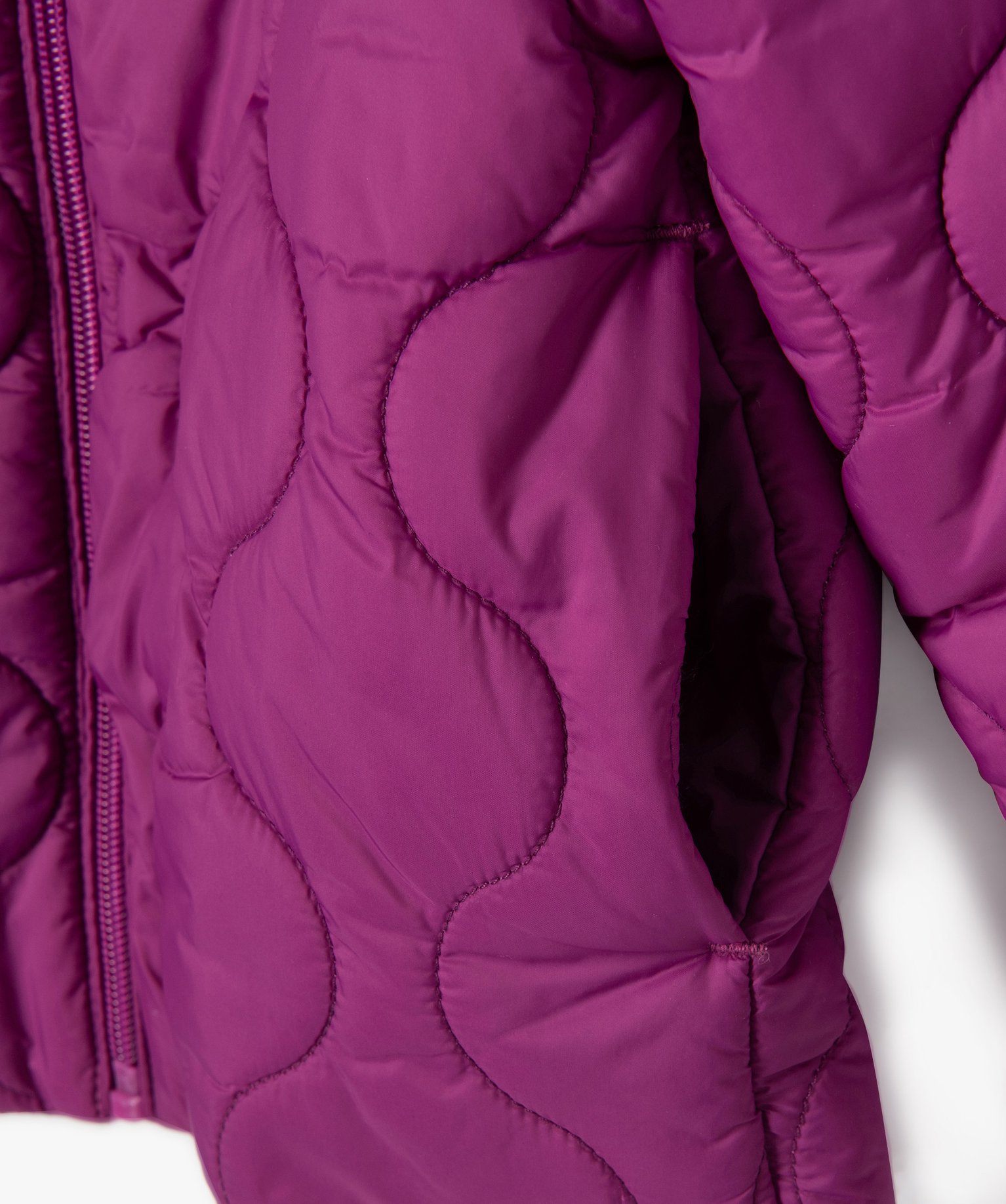 Doudoune matelassée avec dessus déperlant fille violet | GEMO