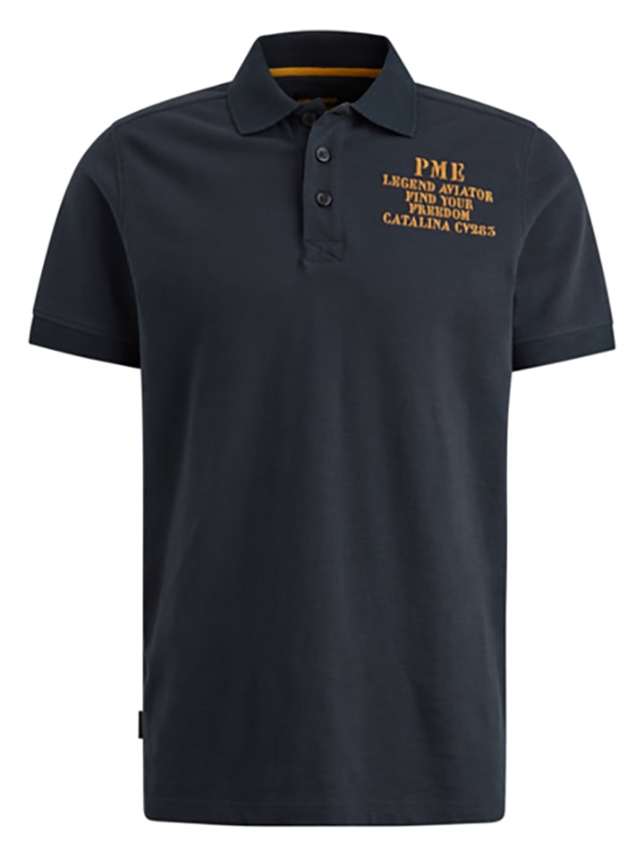 PME Legend Poloshirt in Dunkelblau günstig kaufen