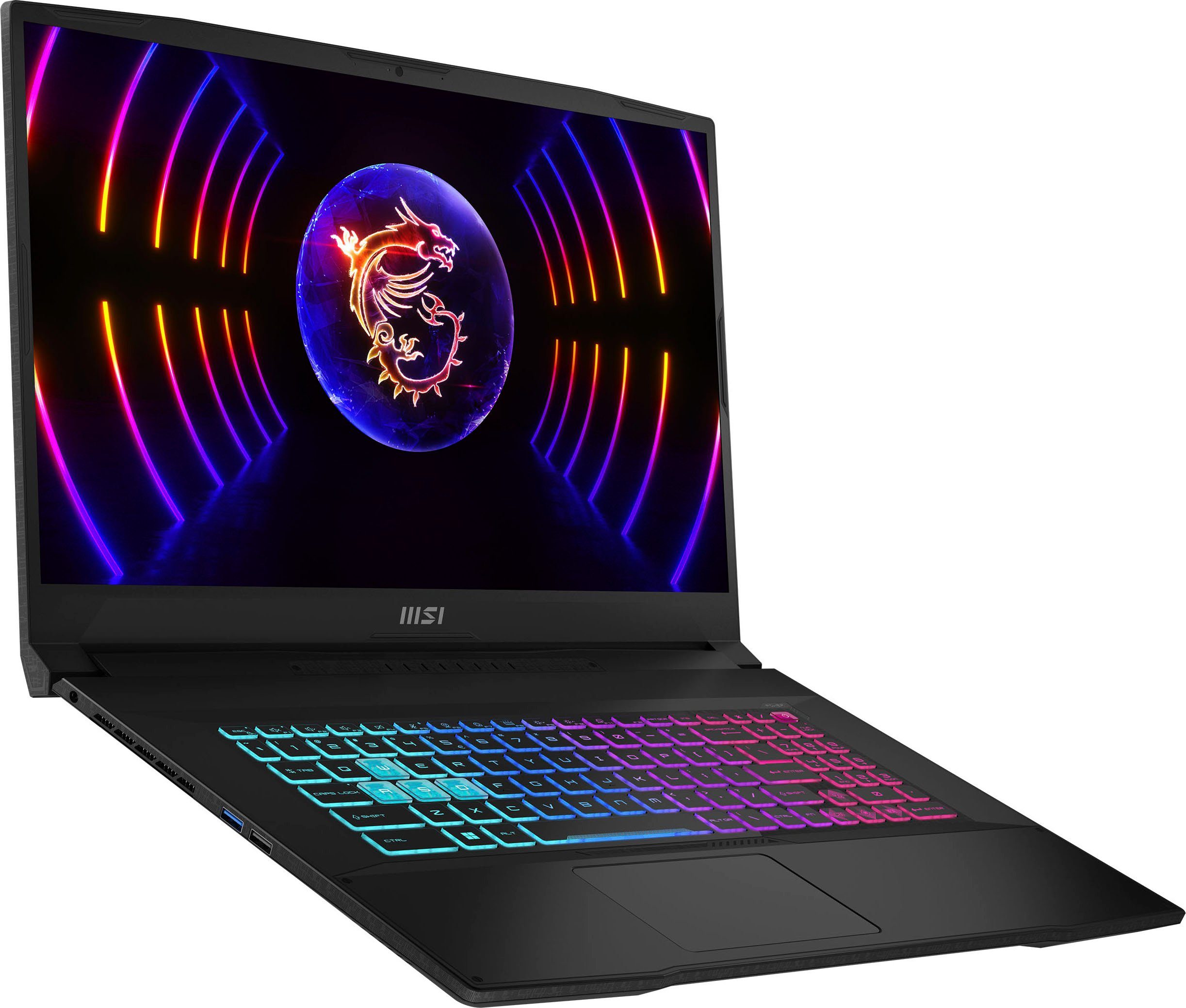 MSI Katana 17 B12VGK-405 Gaming-Notebook (43,9 cm/17,3 Zoll, Intel Core i7 12650H, GeForce RTX 4070, 1000 GB SSD)