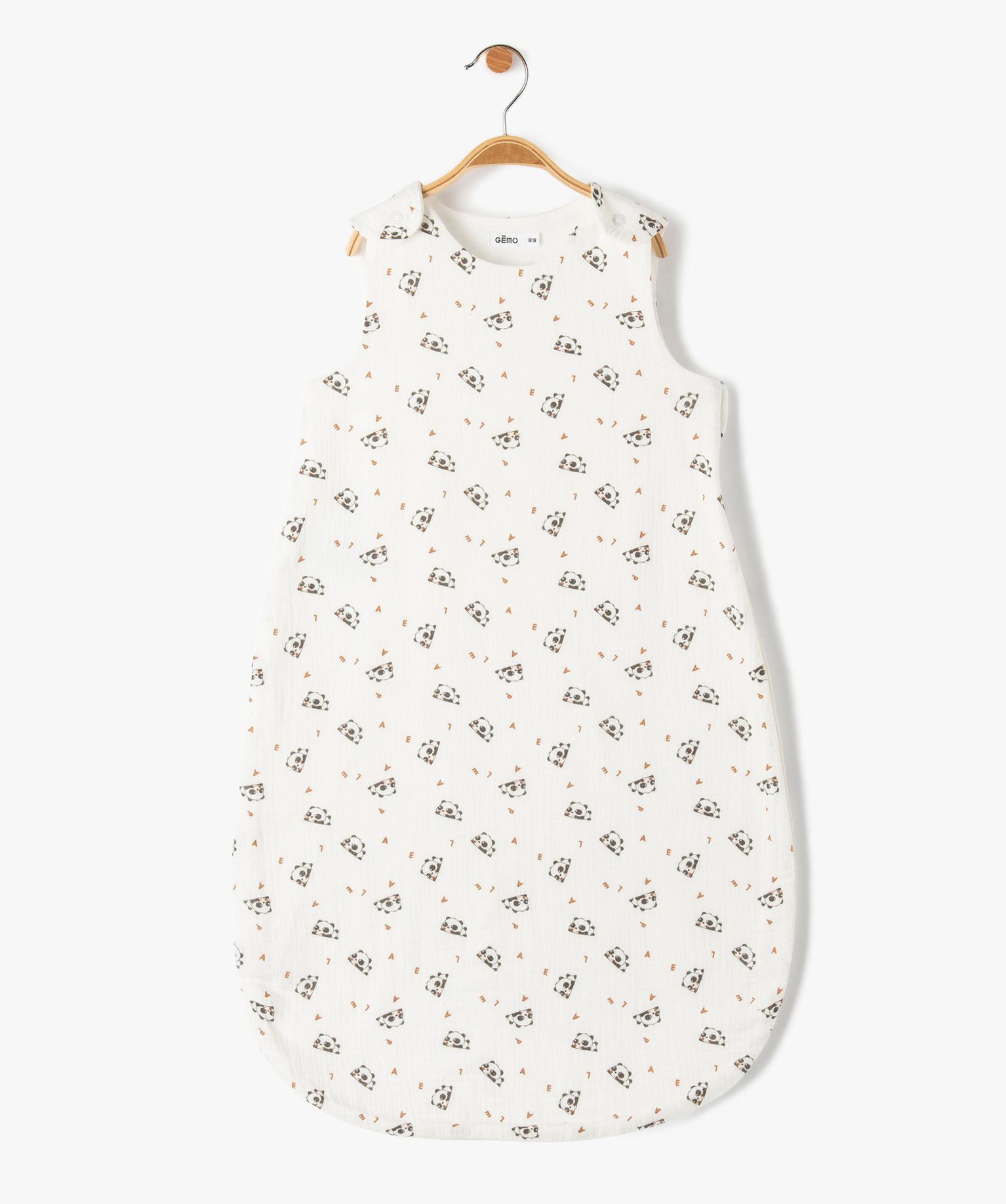 Gigoteuse bébé en gaze de coton spéciale été ecru | GEMO