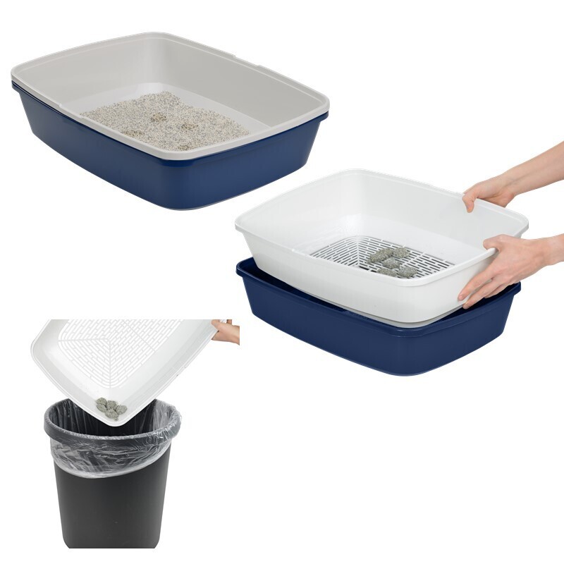 AniOne Katzentoiletten AniOne Katzentoilette mit Siebsystem Clean Cat