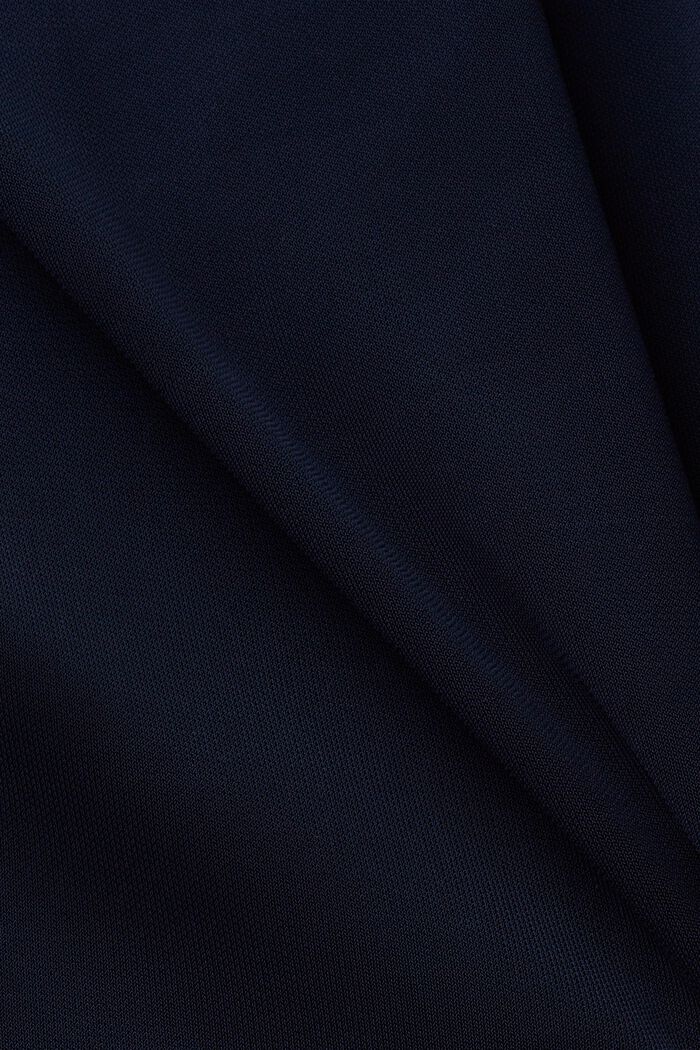 Crêpe-Midikleid mit Tunnelzug