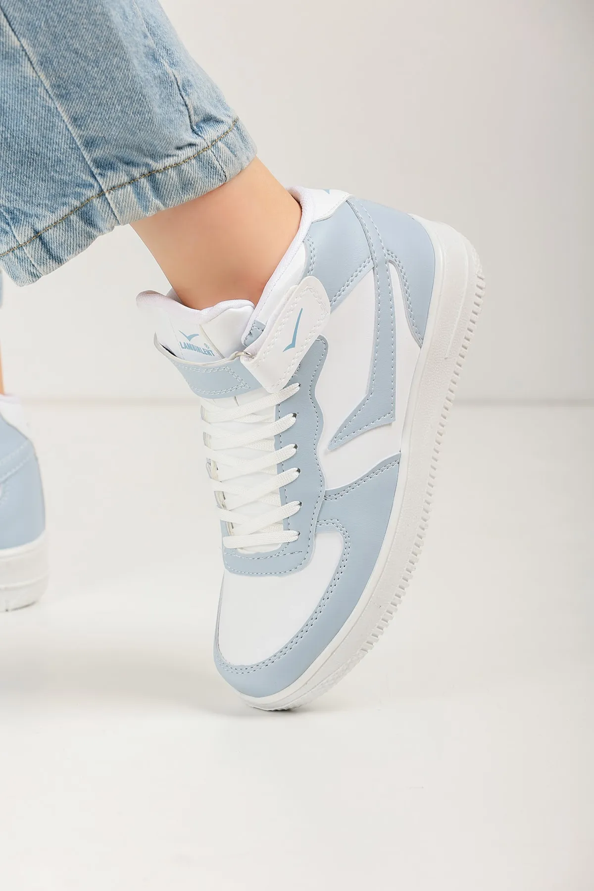 en7  Blau-weiße Unisex-Sneakers 2185